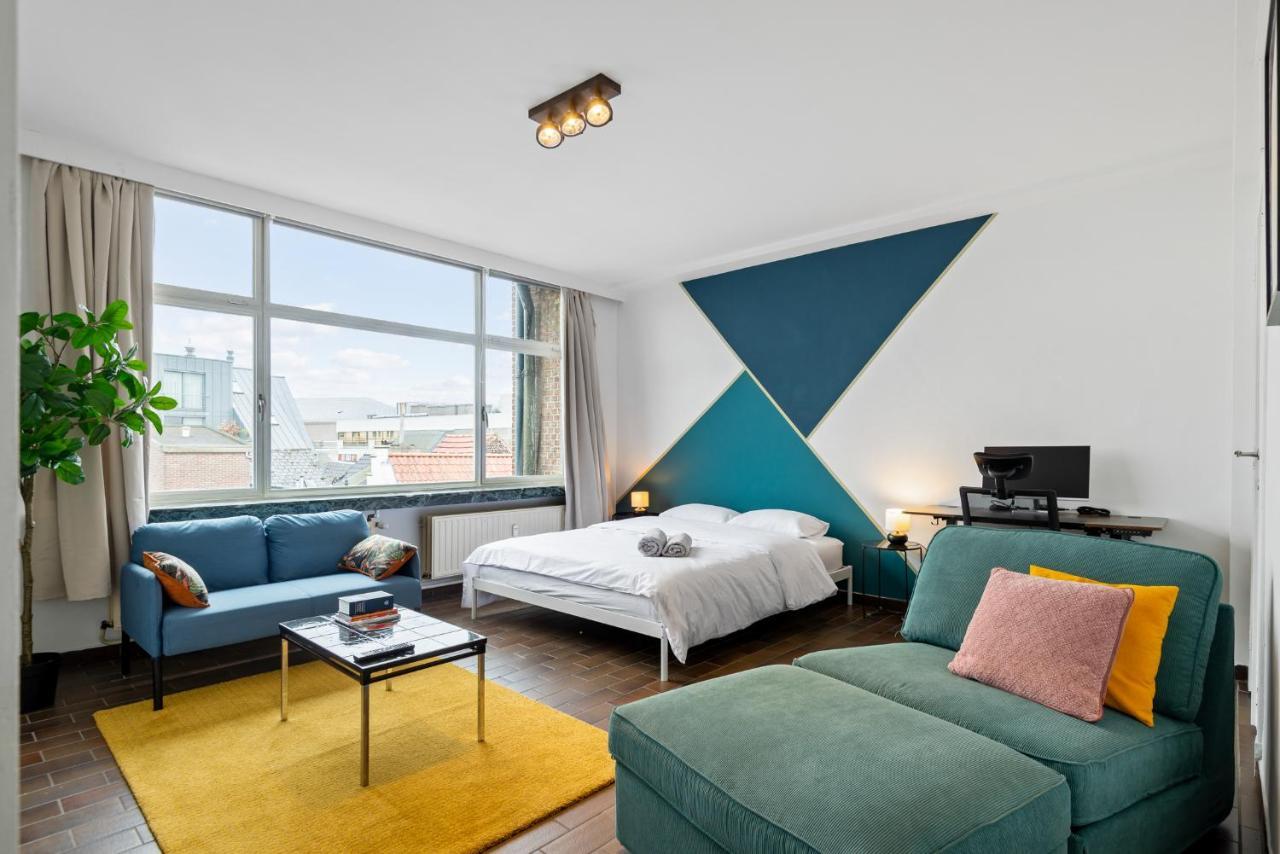 Cozy Antwerp - Cityview Studio Free Parking المظهر الخارجي الصورة